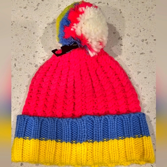 New Kate Spade New York Knit Beanie with Pom Pom - Picture 3 of 8